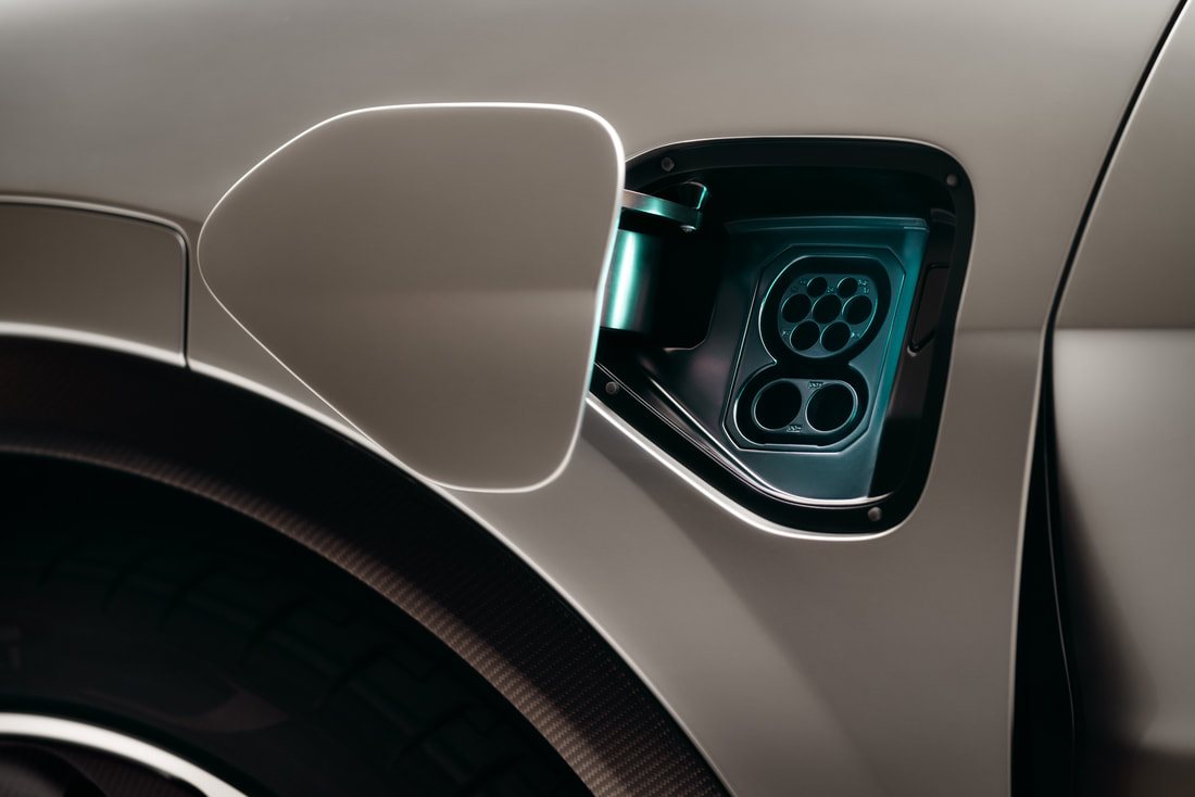The Eletre's charging port