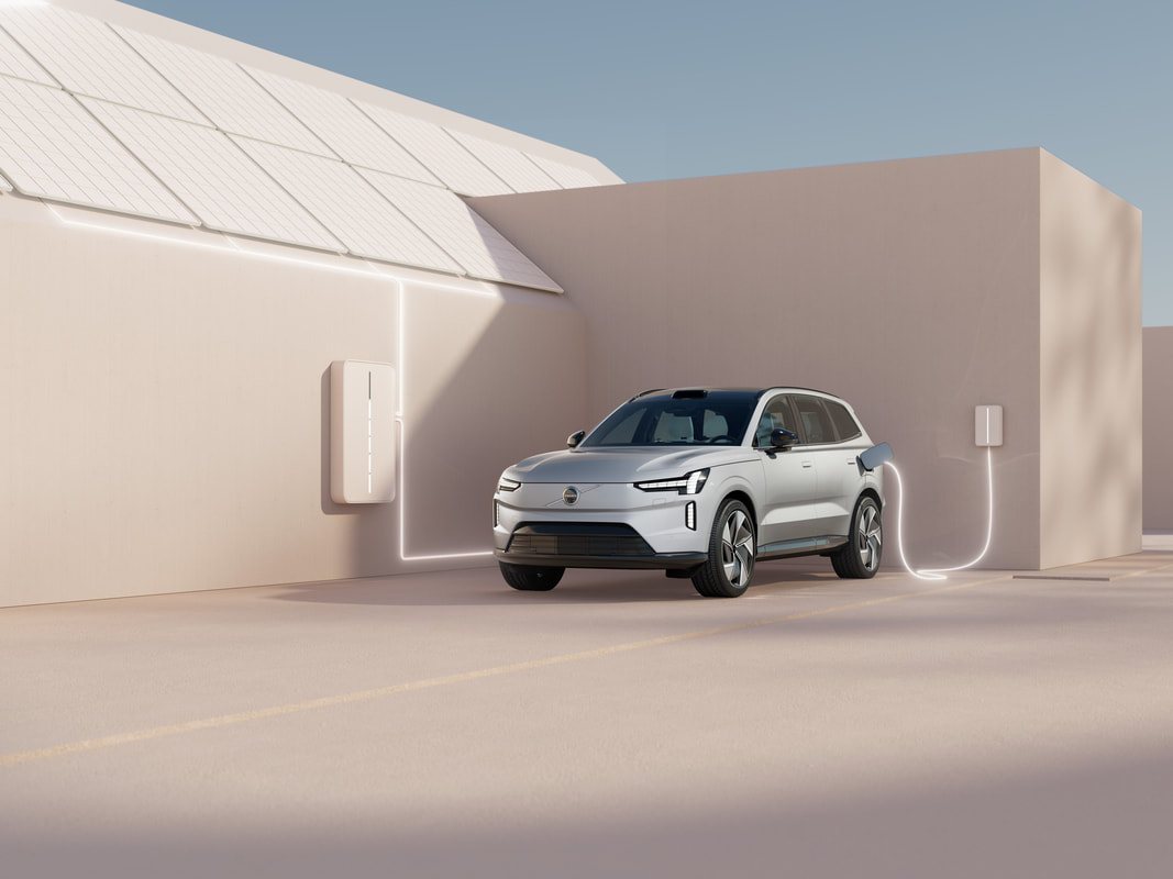 Volvo EX90 charging at home